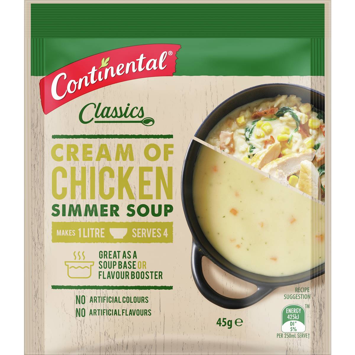 Continental Simmer Soup Cream Of Chicken