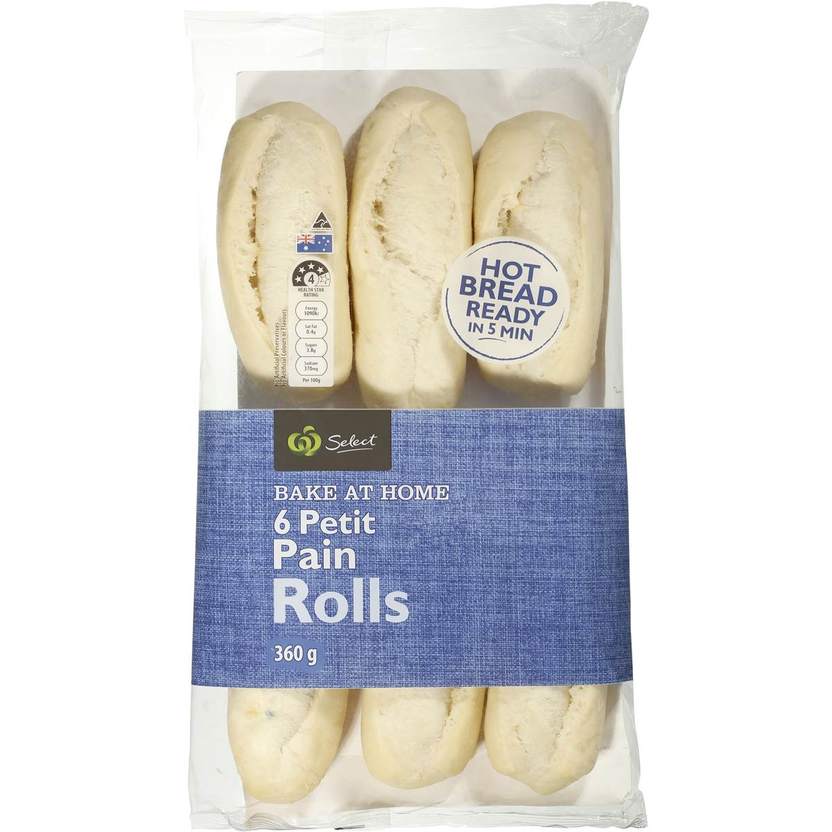 Woolworths Bake At Home Bread Rolls Petit Pain