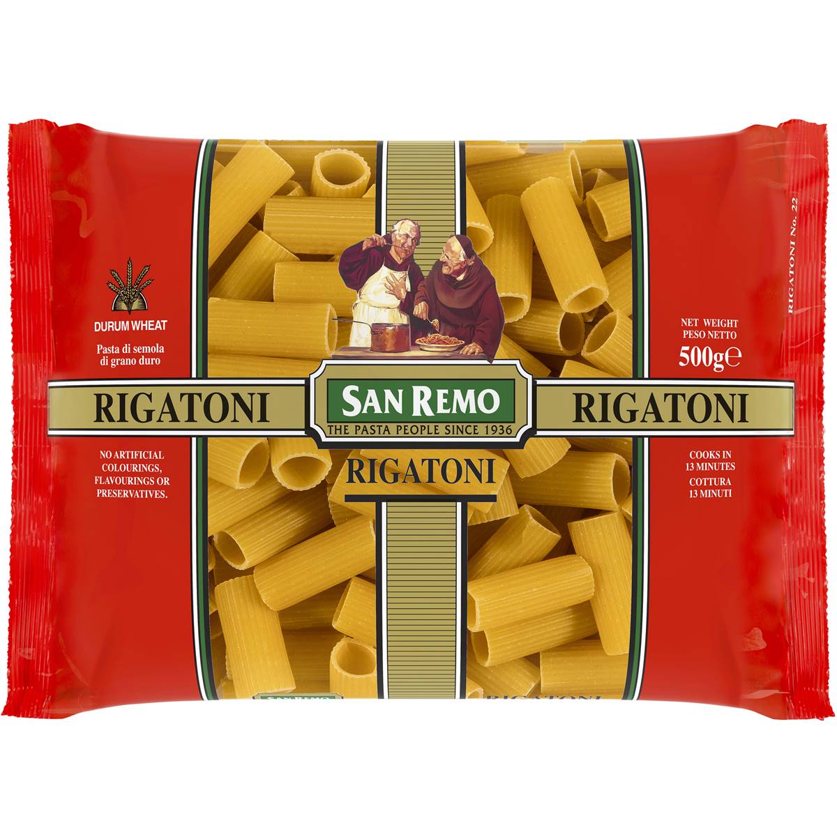San Remo Rigatoni Pasta No 22