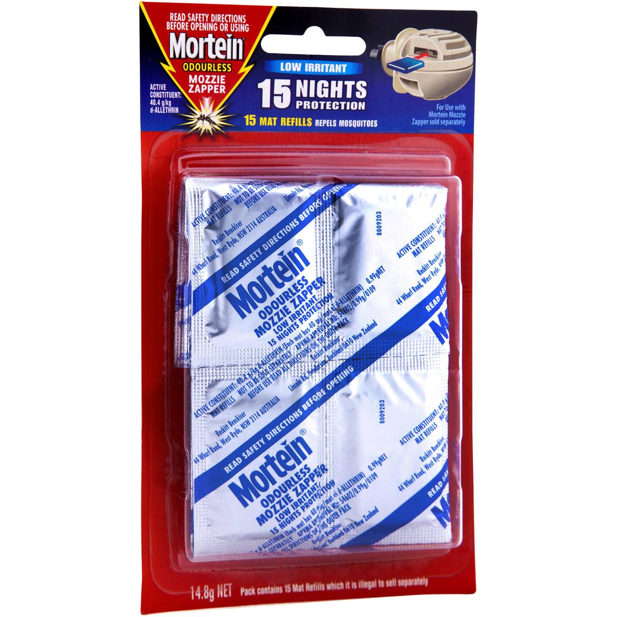 Mortein Insect Control Zapper Fly & Mosquito Refill