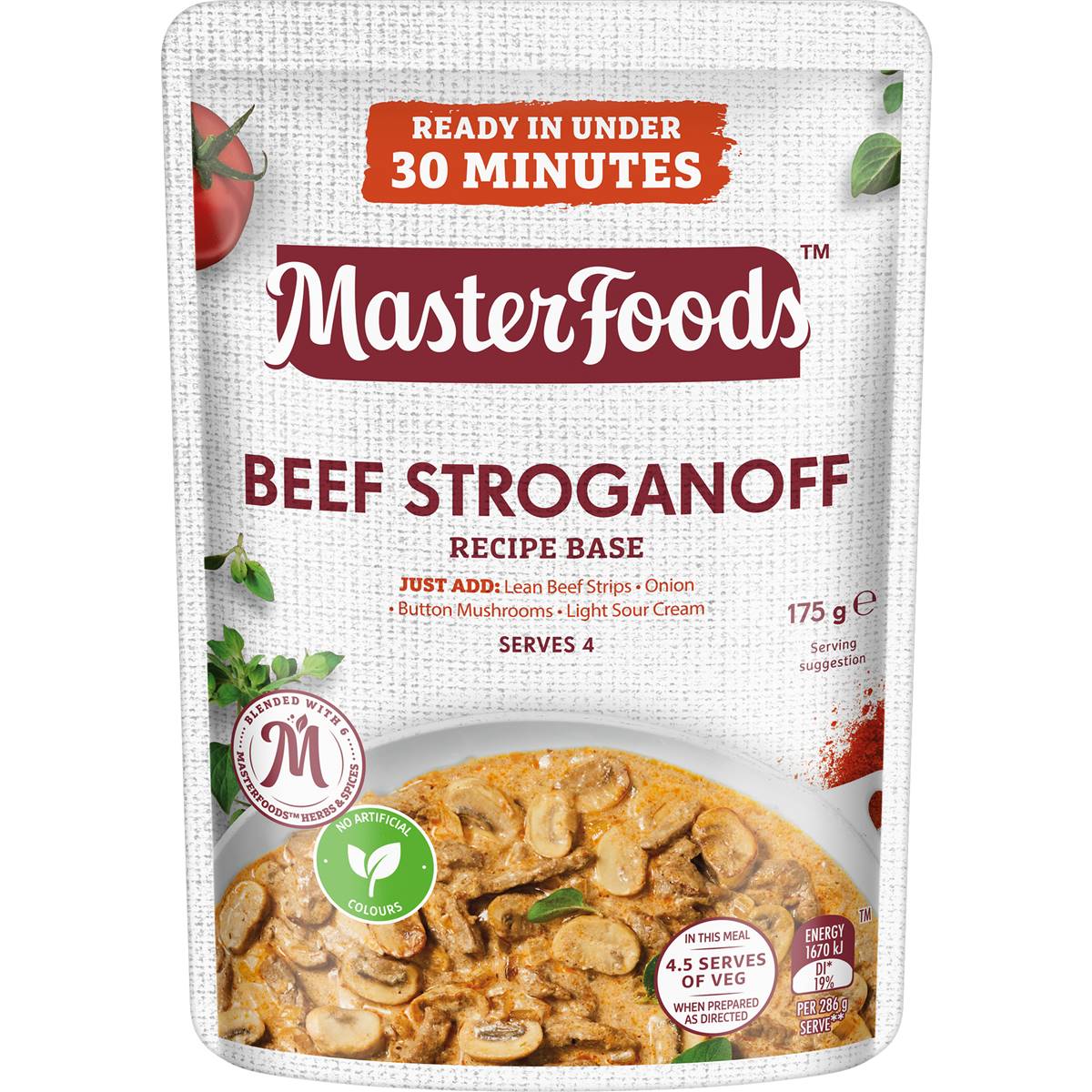 Masterfoods Recipe Base Beef Stroganoff