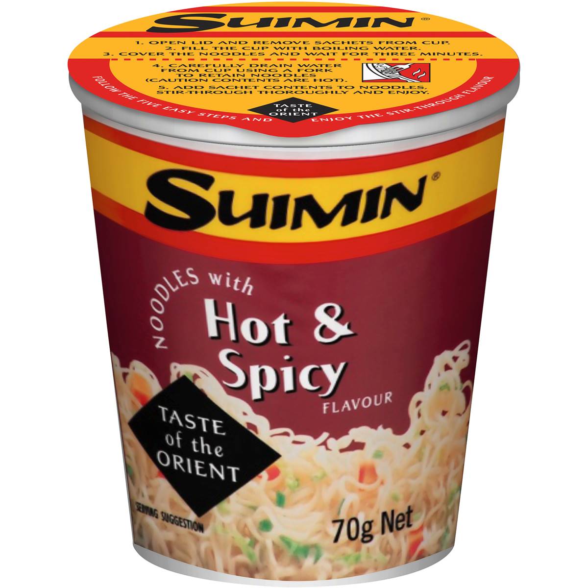 Suimin Hot & Spicy Noodle Cup