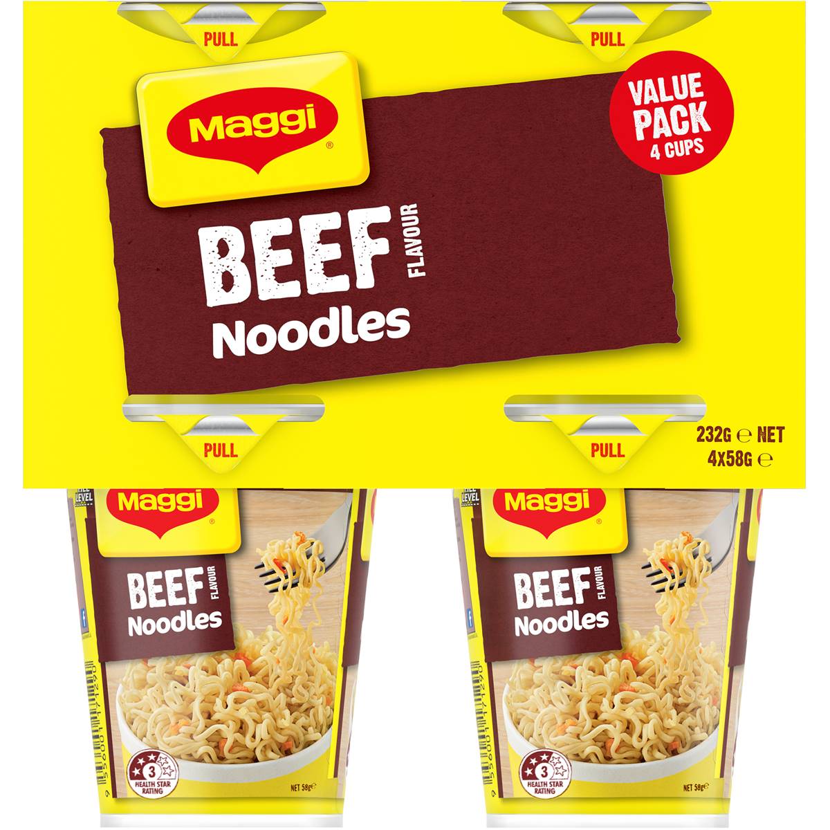 Maggi Beef Multipack Cups