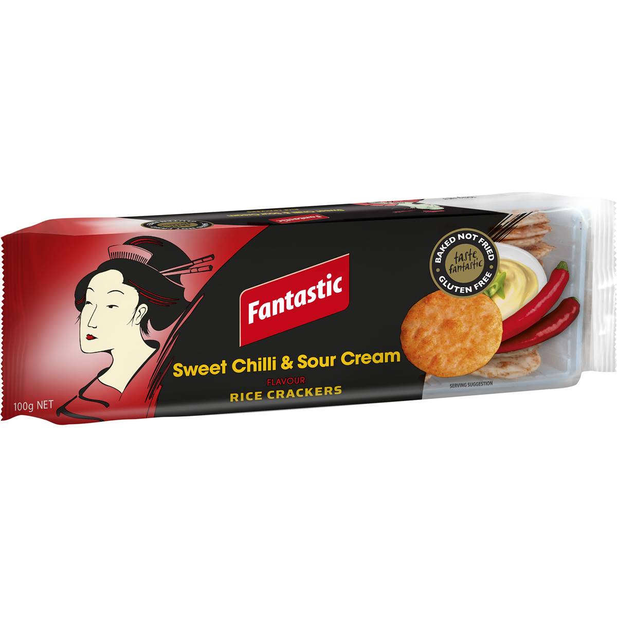Fantastic Rice Crackers Sweet Chilli & Sour Cream