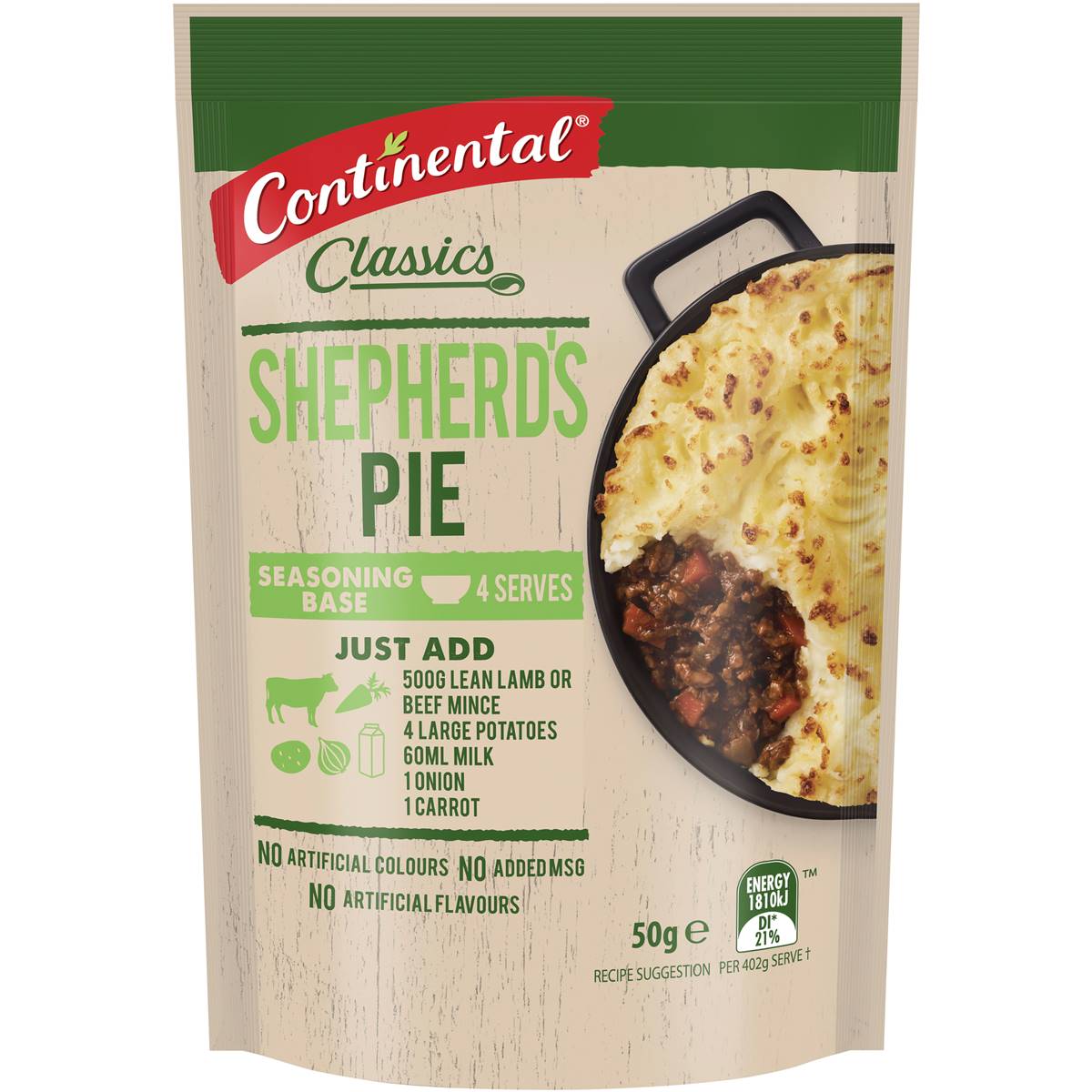 Continental Recipe Base Shepherds Pie