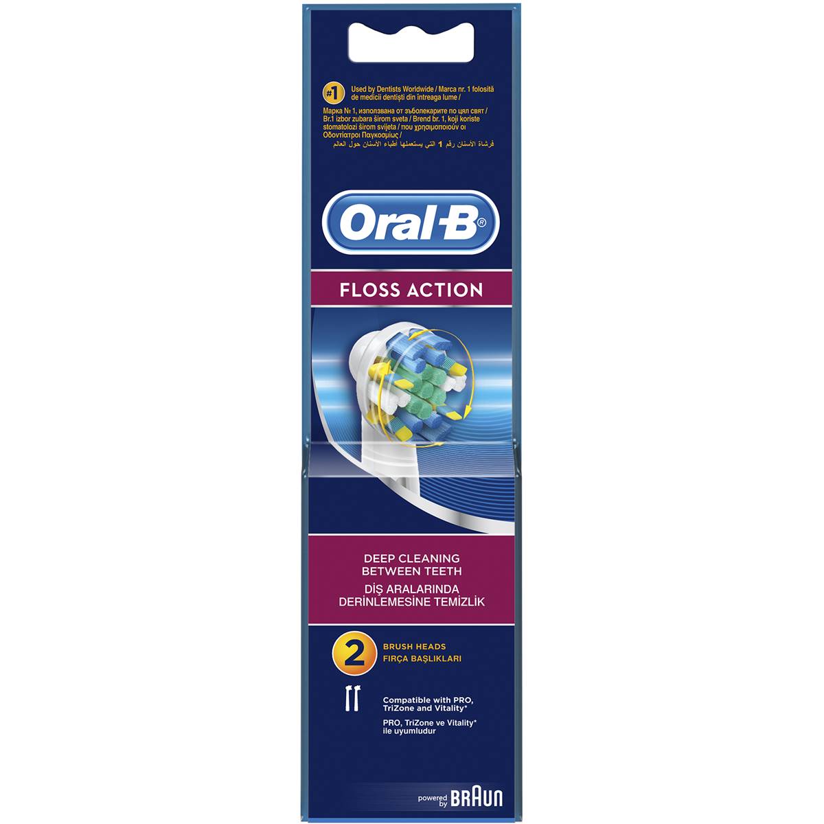 Oral-b Flossaction Powered Toothbrush Heads 
