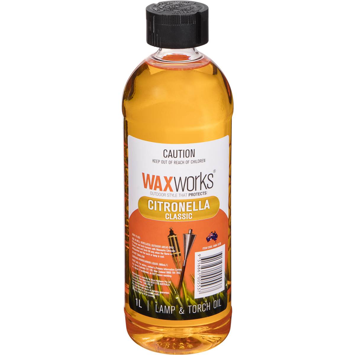 Waxworks Insect Control Citronella Oil