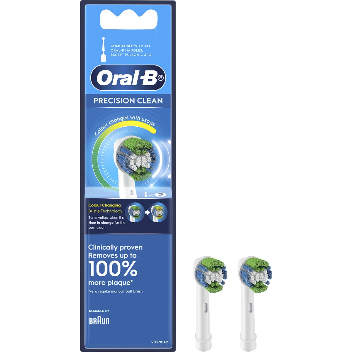Oral-b Powered Toothbrush Heads Precision Clean
