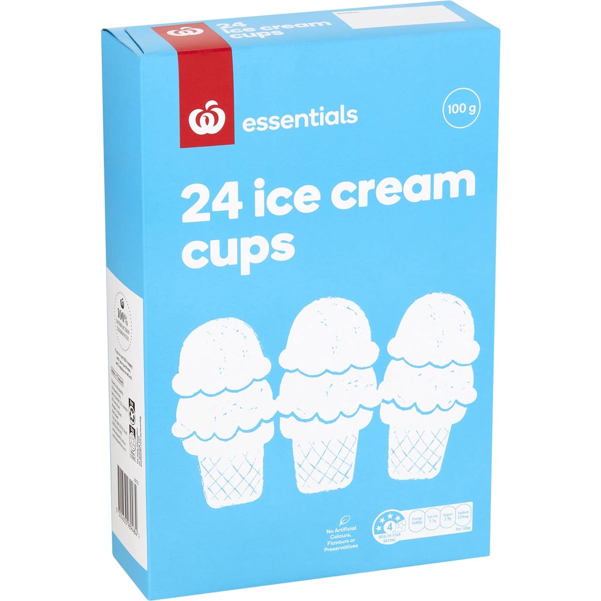Essentials Ice Cream Cone Cups