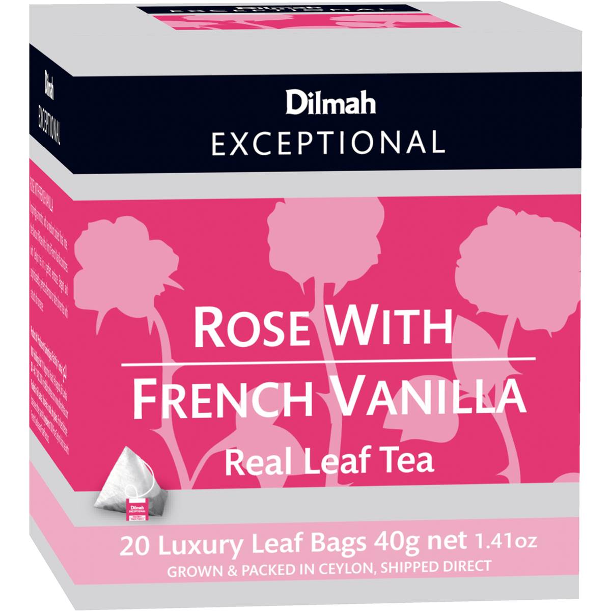 Dilmah Rose & French Vanilla Tea Bags