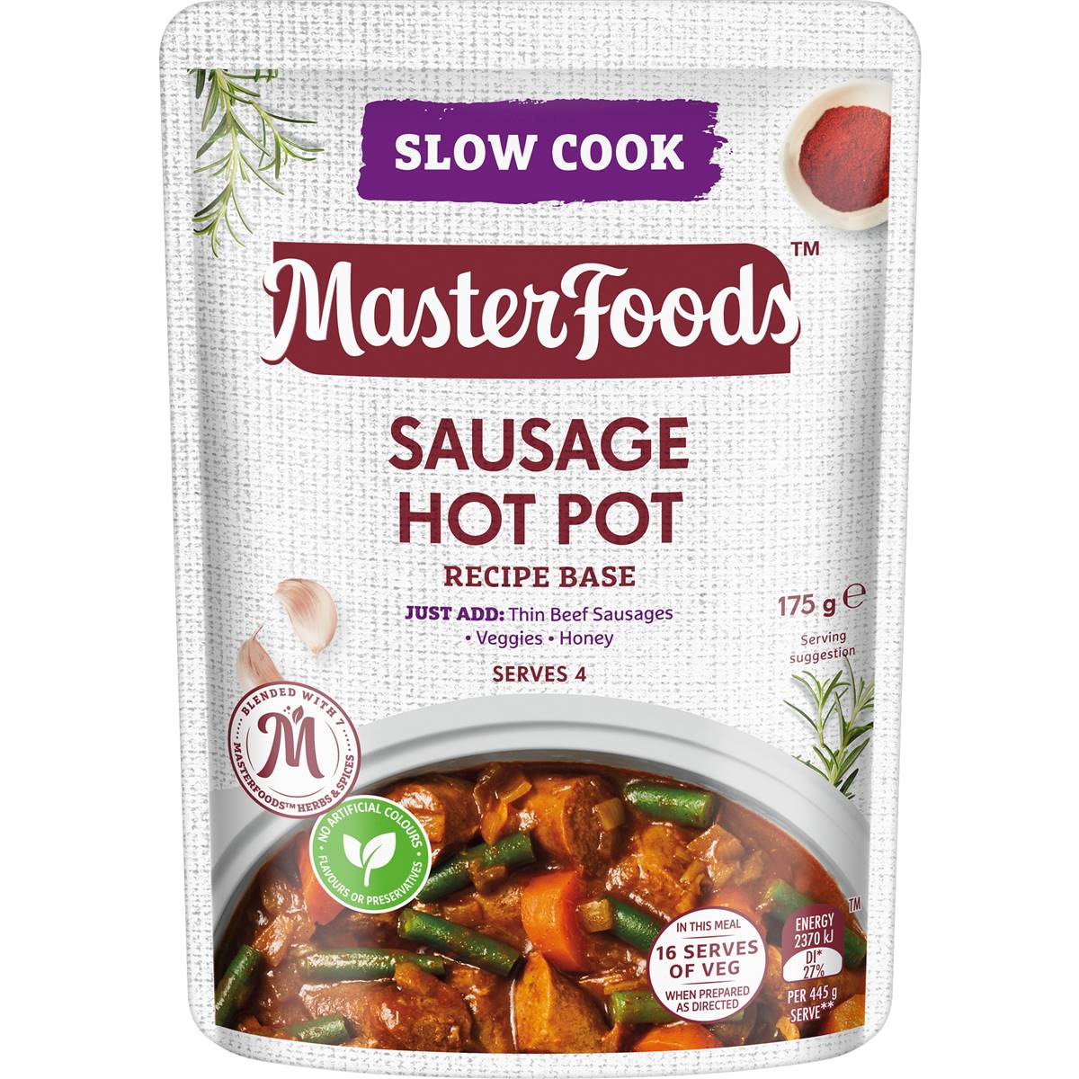 Masterfoods Slow Cooker Sausage Hot Pot