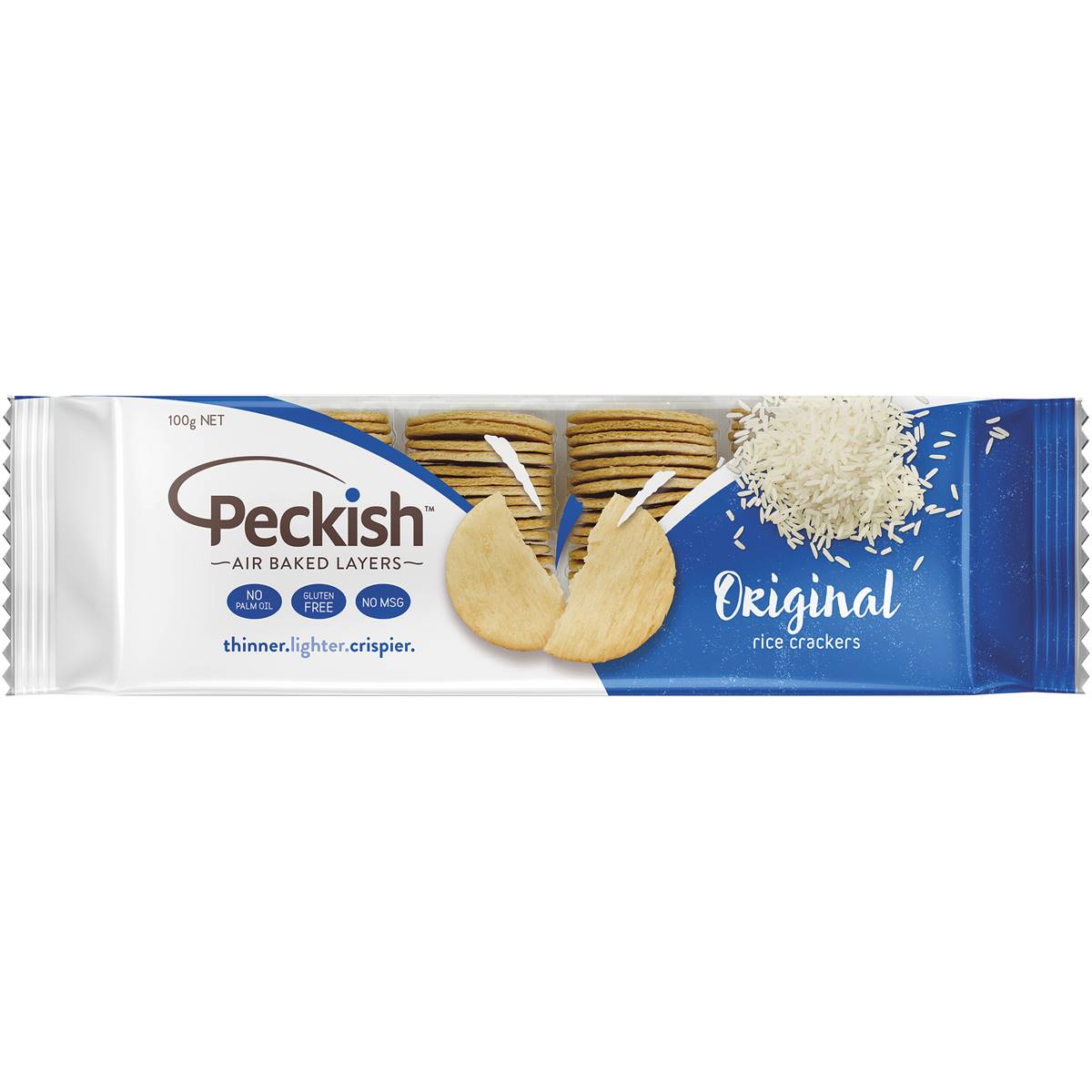 Peckish Thins Rice Crackers Original