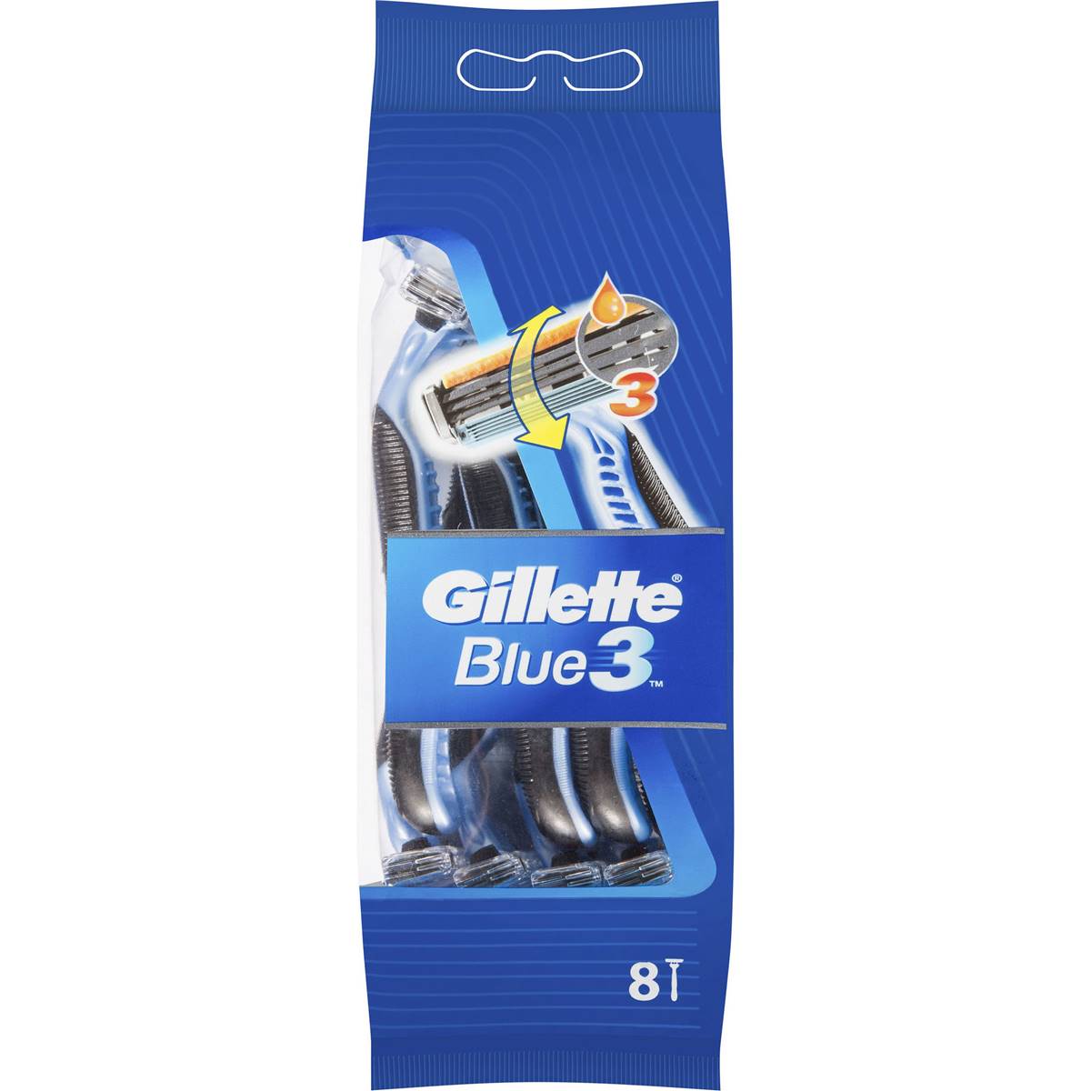 Gillette Blue 3 Disposable Shaving Razor 