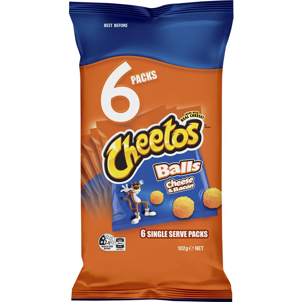 Cheetos Multipack Cheese & Bacon Balls