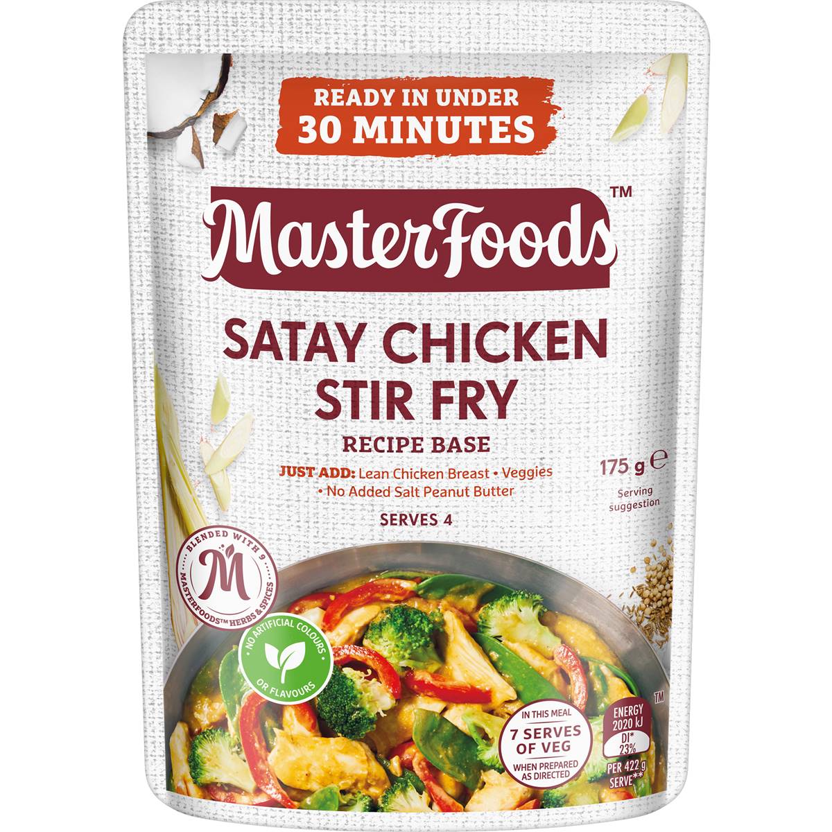 Masterfoods Stir Fry Sauce Satay Chicken