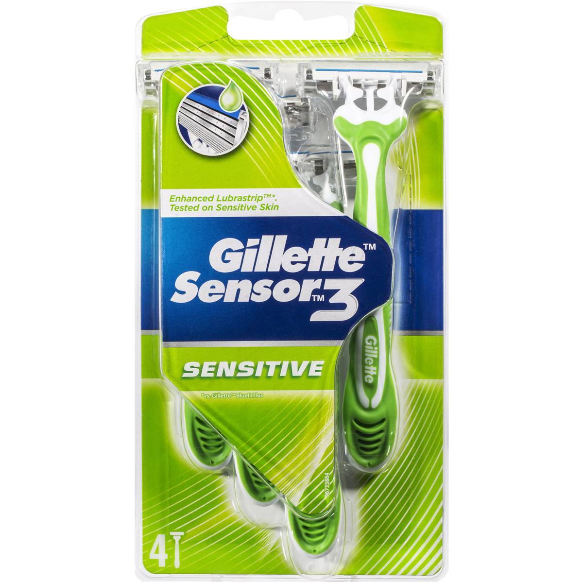 Gillette Sensor 3 Disposable Shaving Razor Sensitive