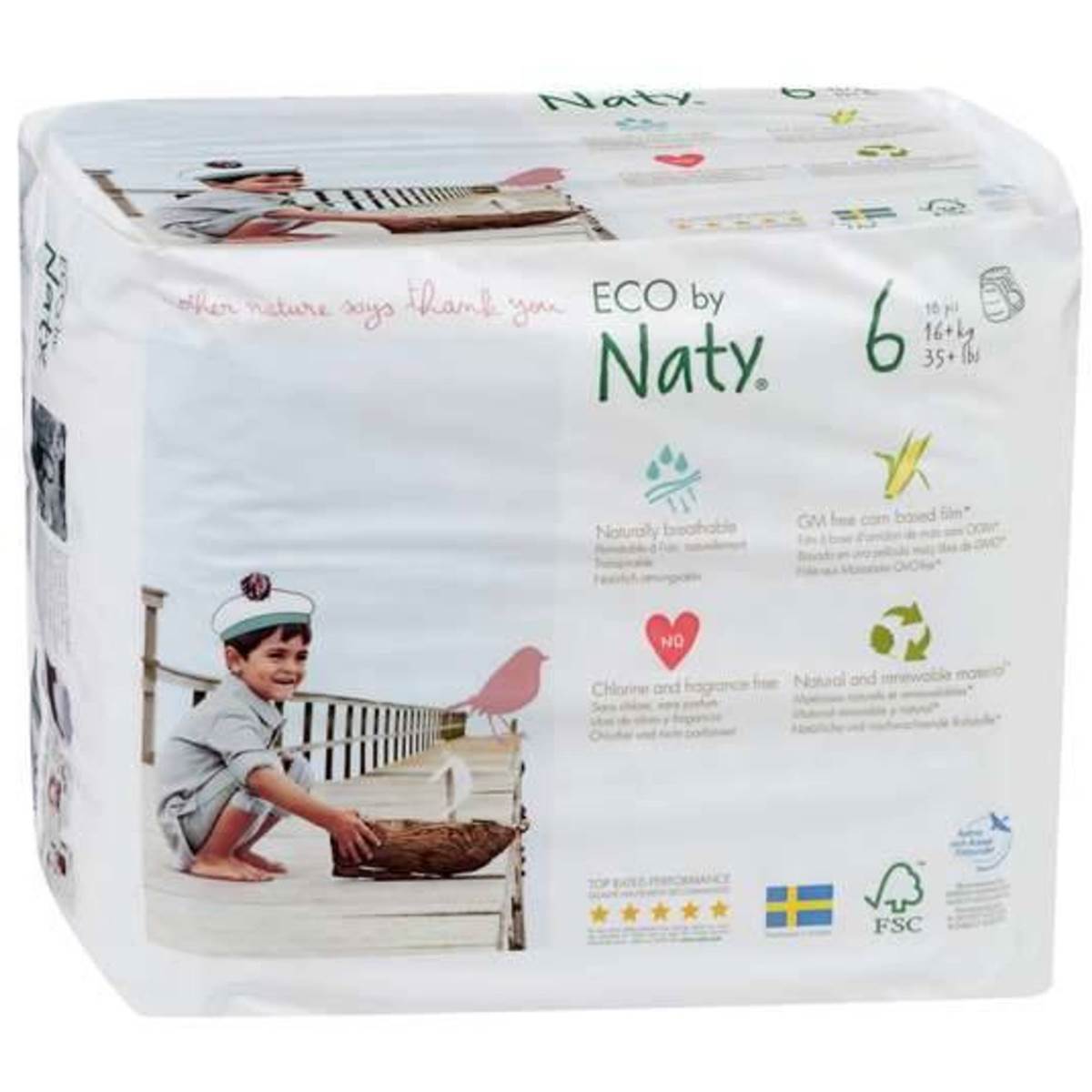 Naty By Nature Babycare Nappy Pants Size 6