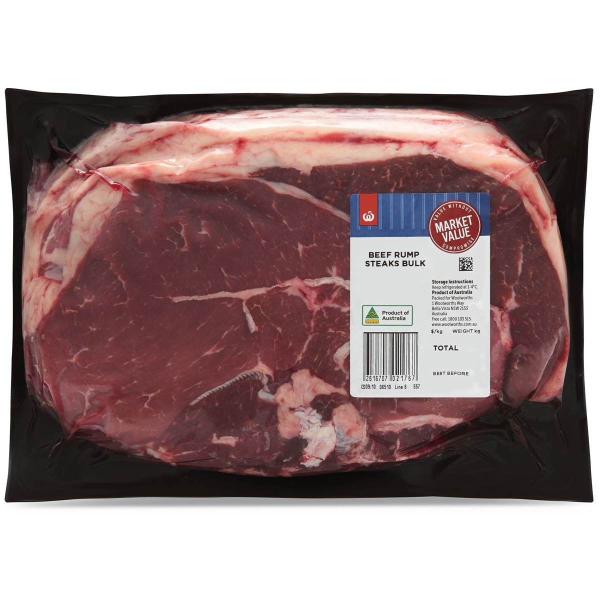 Market Value Beef Rump Steak 