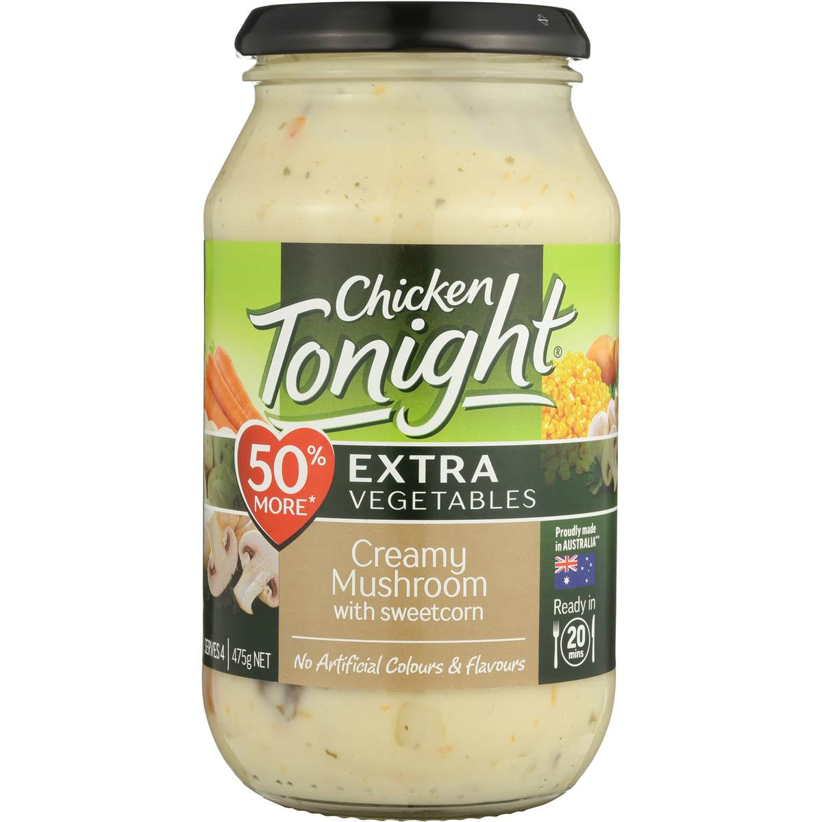 Chicken Tonight Simmer Sauce Extra Creamy Mushroom