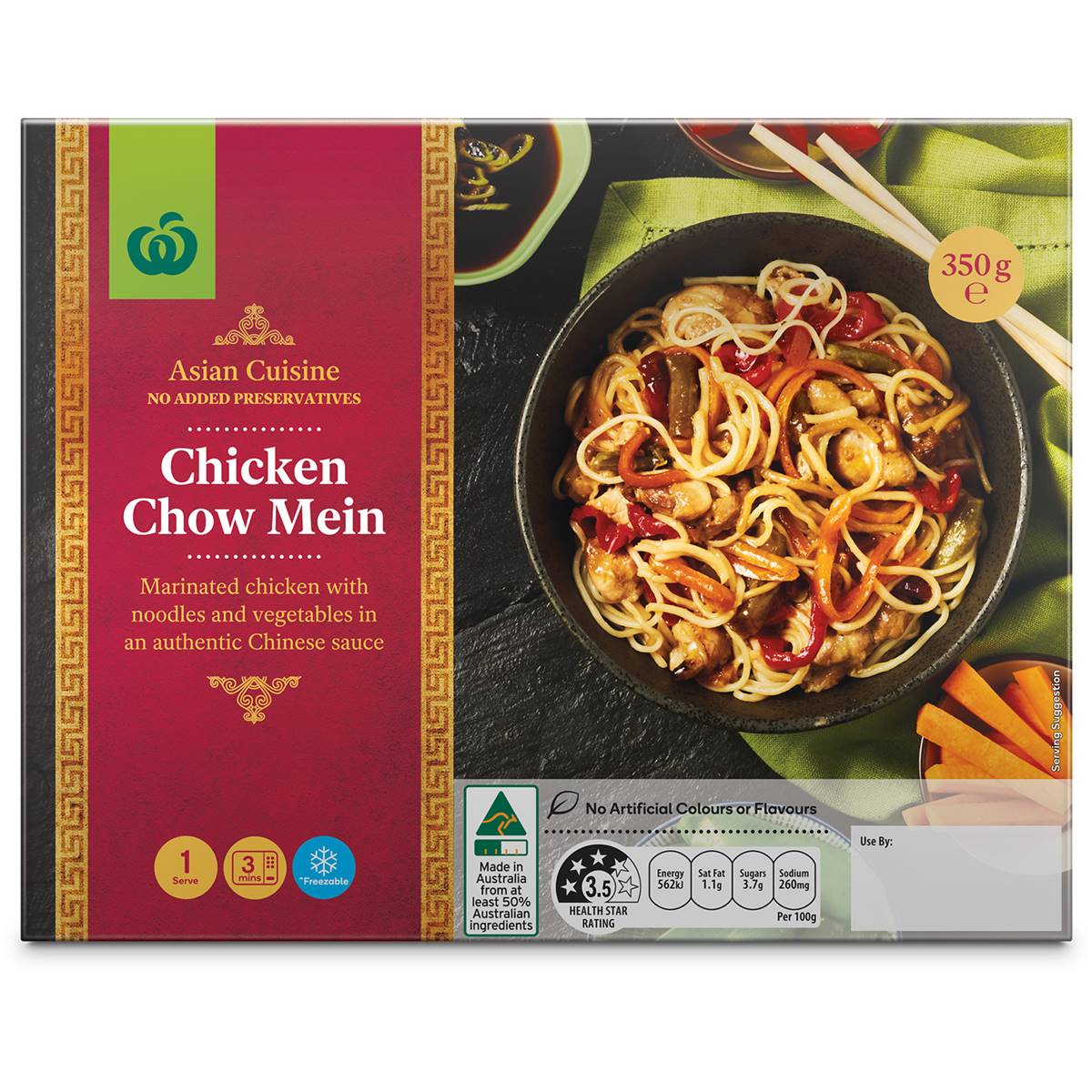 Woolworths Chicken Chow Mein 