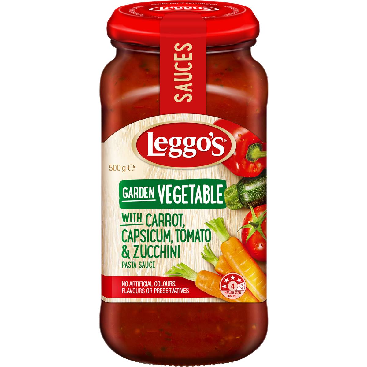 Leggos Pasta Sauce Garden Vegetable
