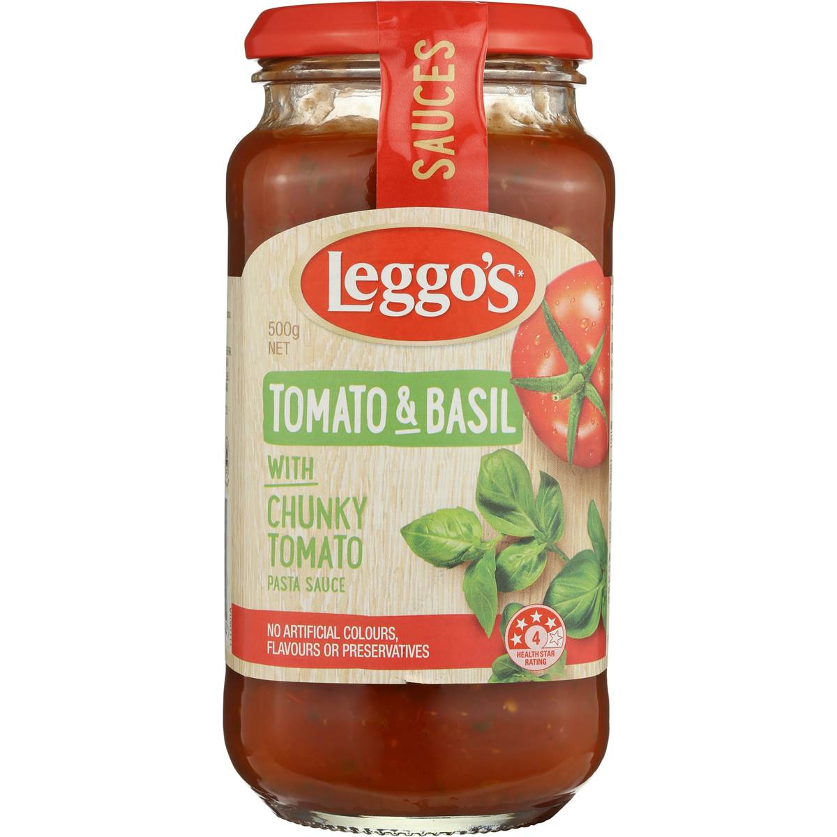 Leggos Pasta Sauce Tomato And Basil