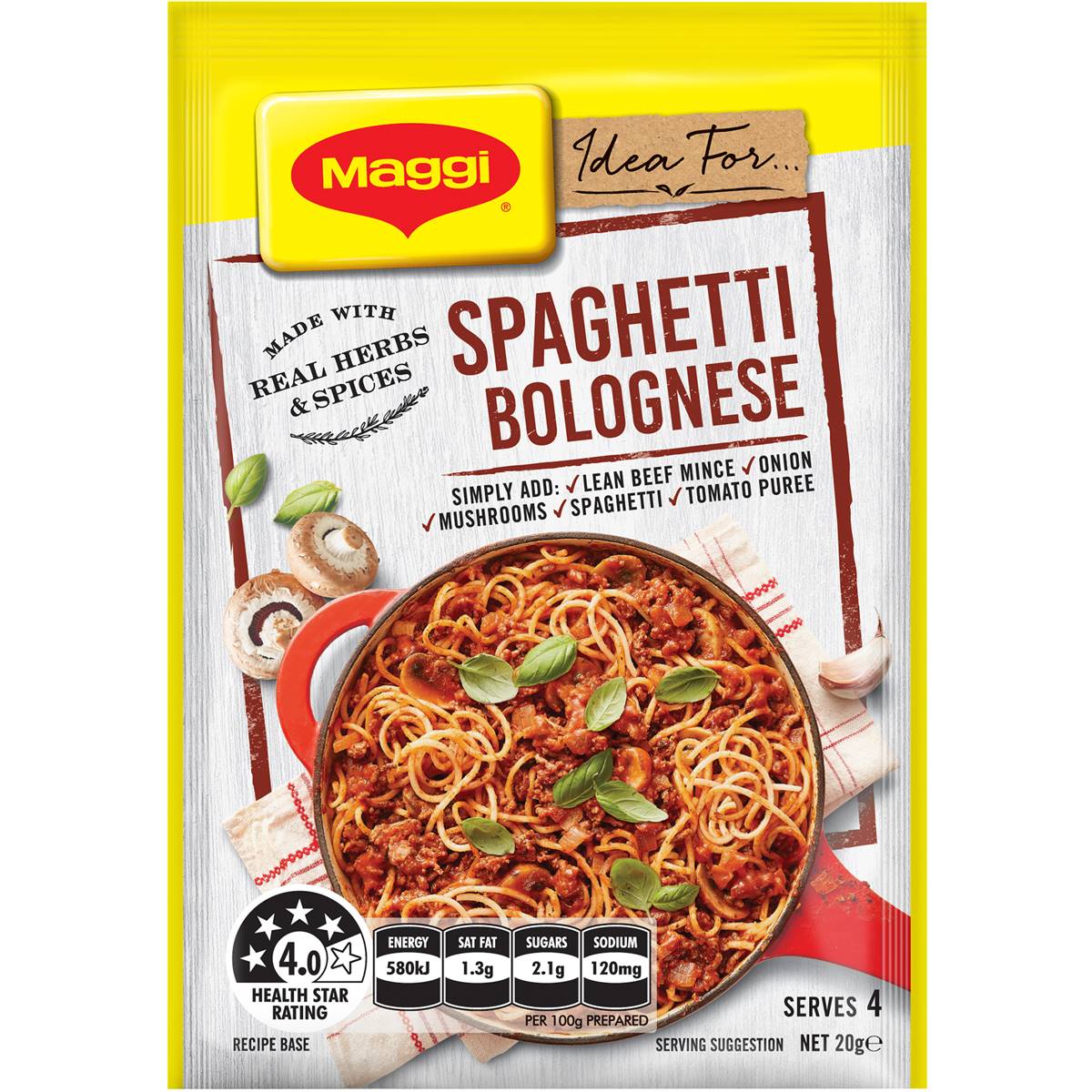 Maggi Spaghetti Bolognese Recipe Base