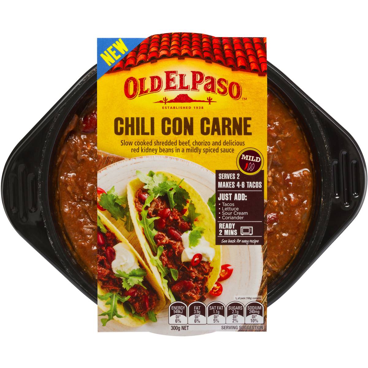 Old El Paso Chilli Con Carne 