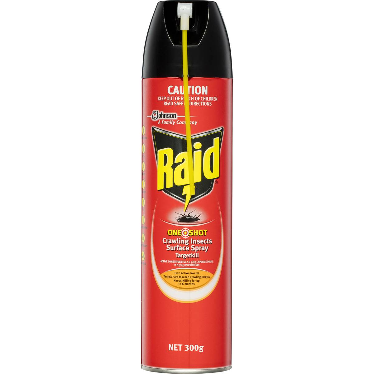 Raid One Shot Insect Spray Cik Target Kill