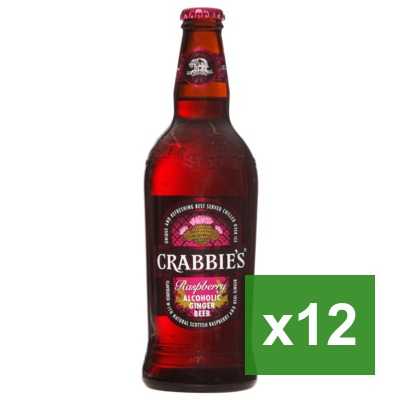 Crabbies Ginger Beer Raspberry Bottles
