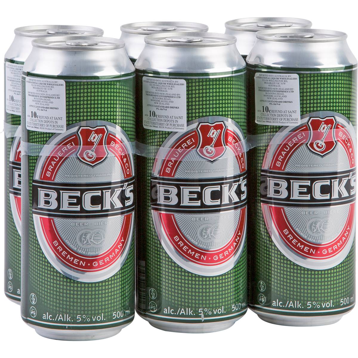 Beck's Lager Cans