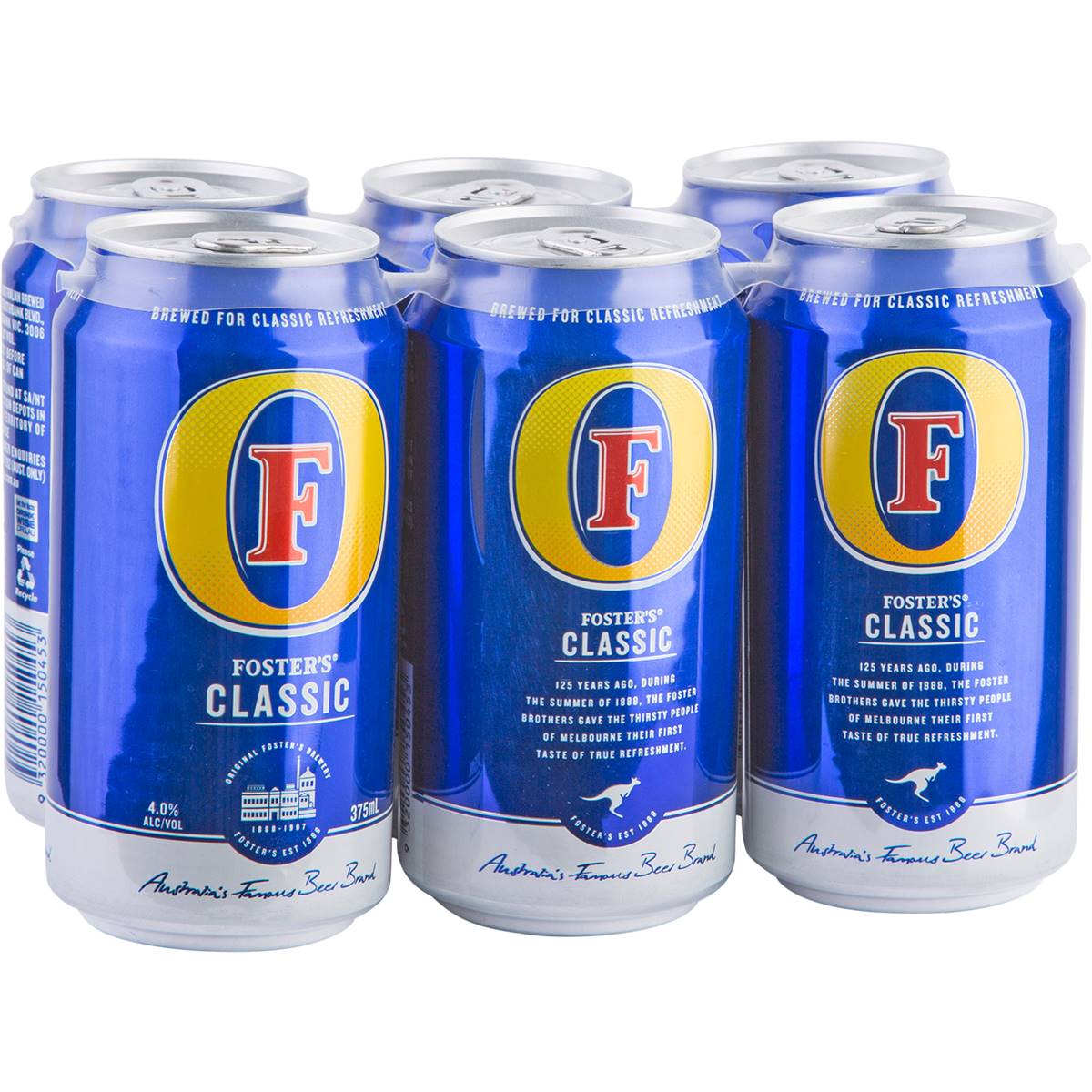 Fosters Classic Lager Cans