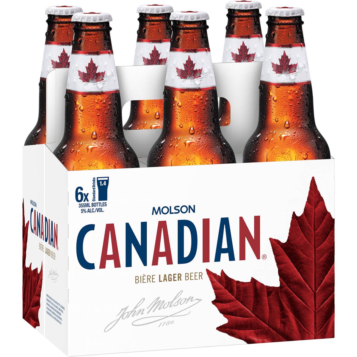 Molson Canadian Lager Cans
