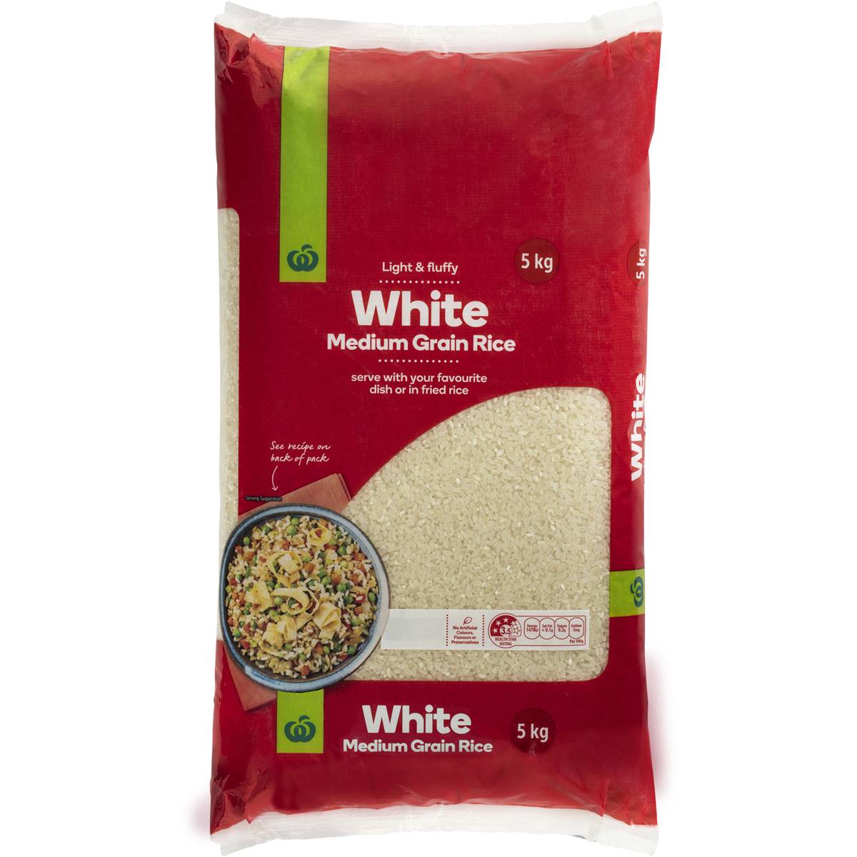 Homebrand White Rice Medium Grain