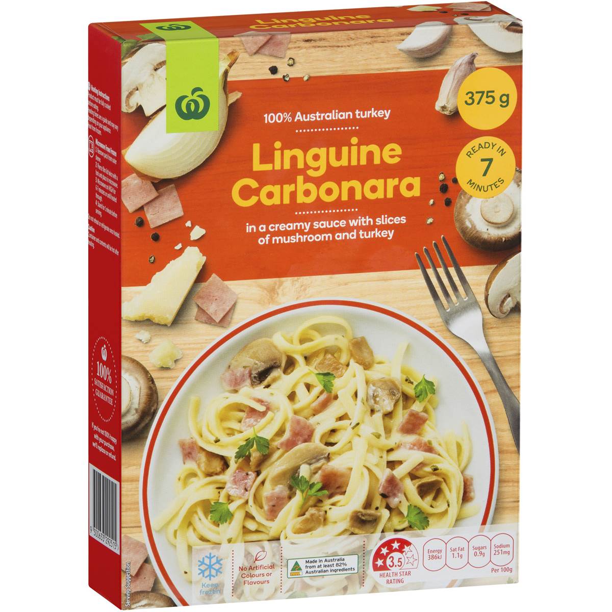 Woolworths Select Linguine Carbonara 