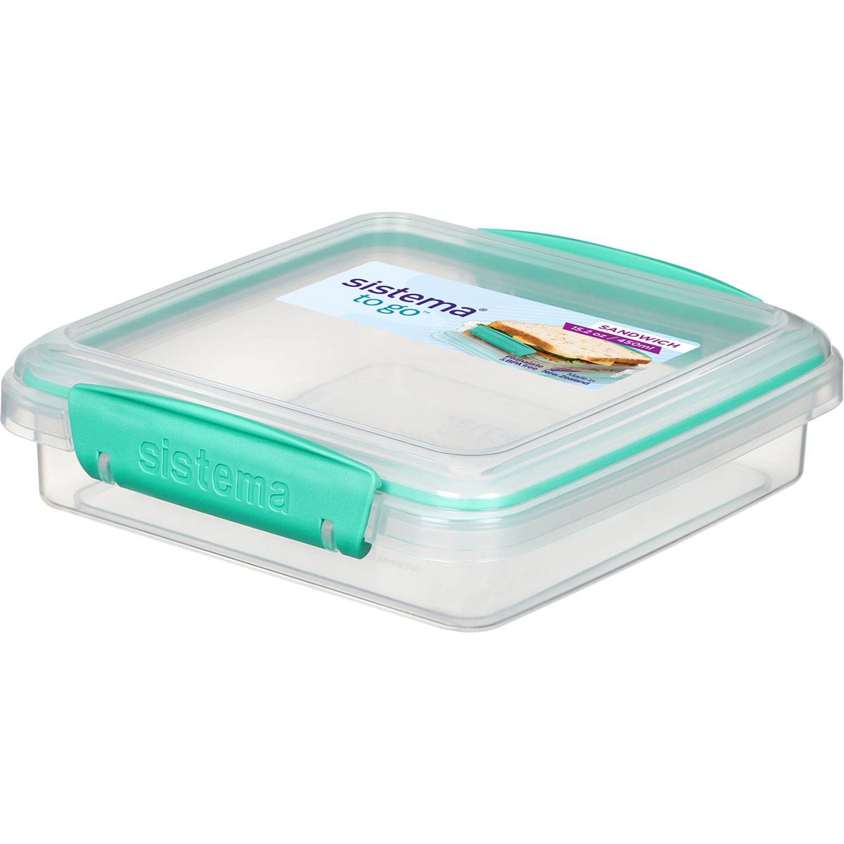 Sistema Plasticware Sandwich Box To Go