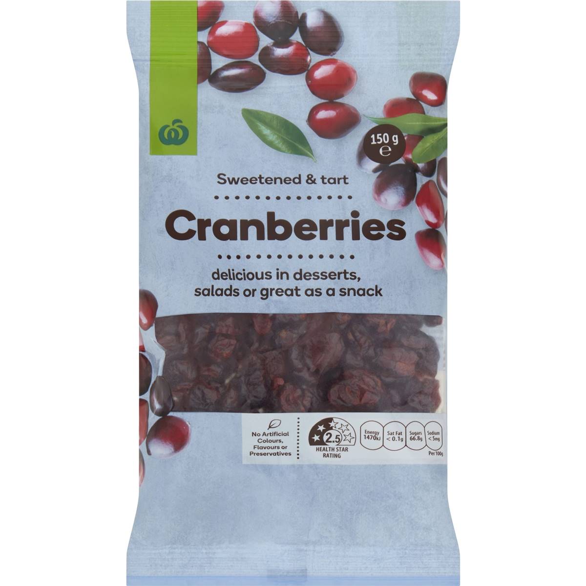 Woolworths Select Berries Cranberries