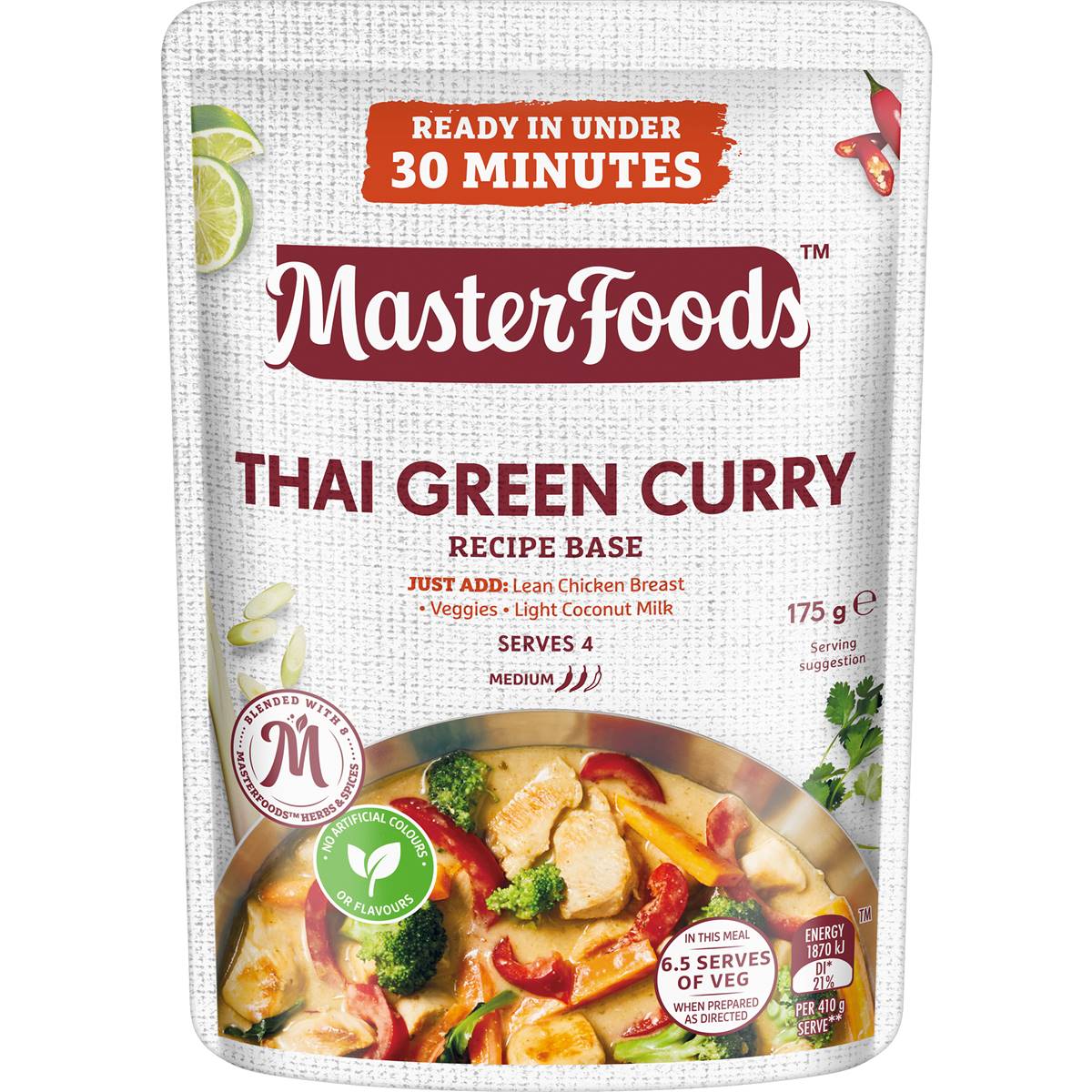 Masterfoods Recipe Base Thai Green Curry