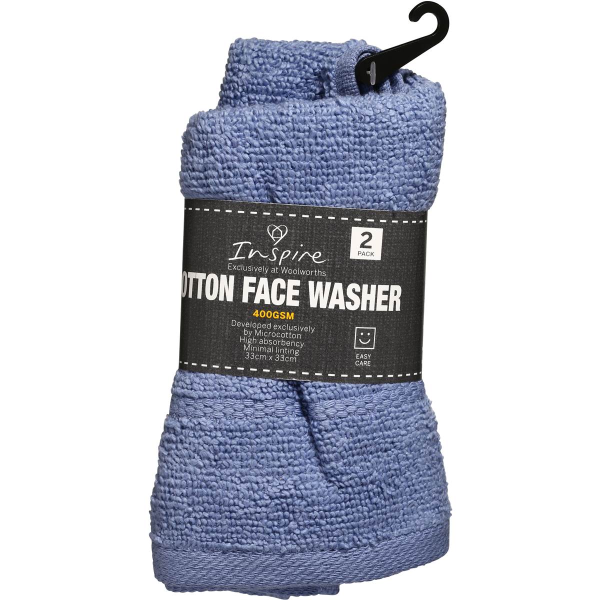 Home Essentials Face Washer Blue