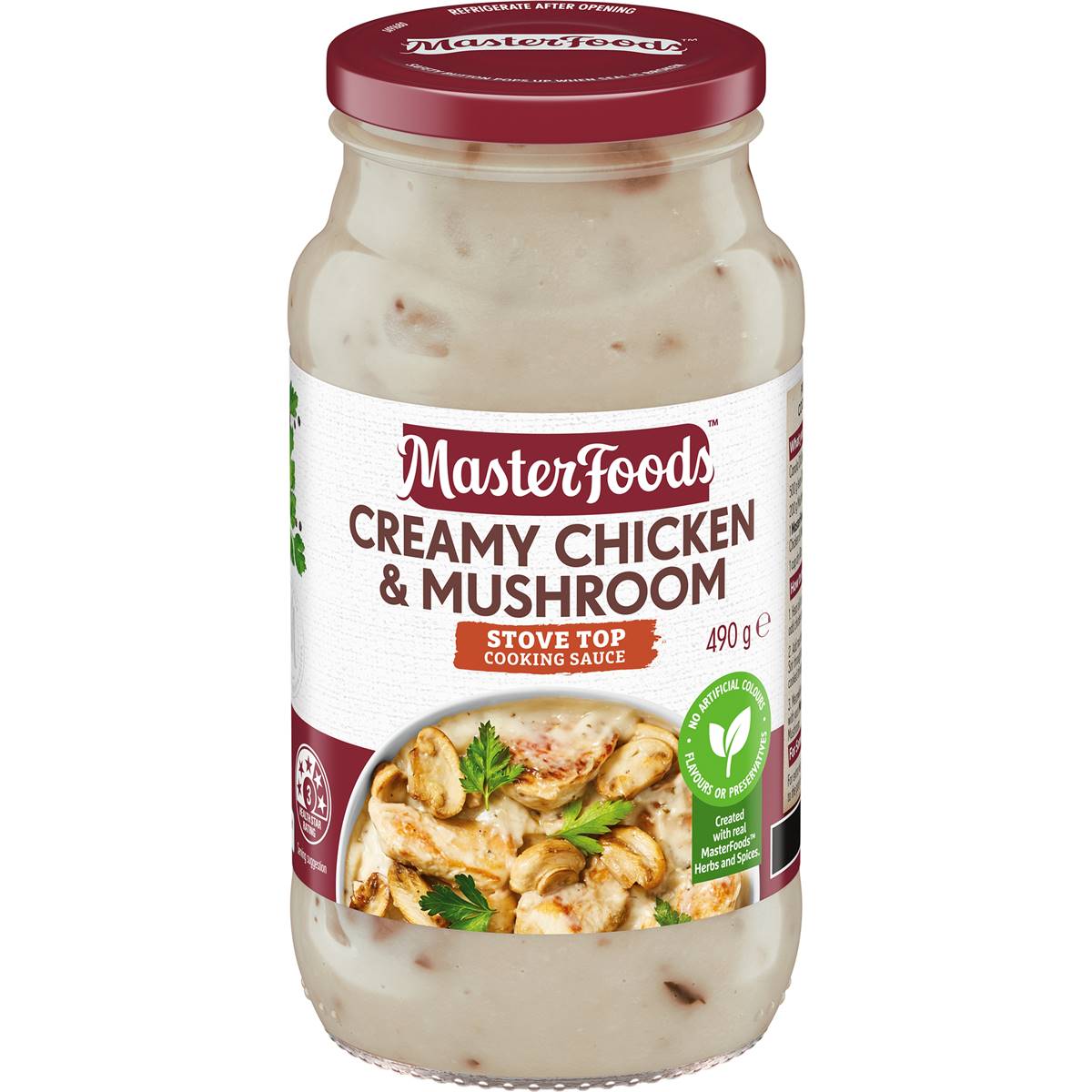 Masterfoods Simmer Sauce Creamy Chicken Mushroom
