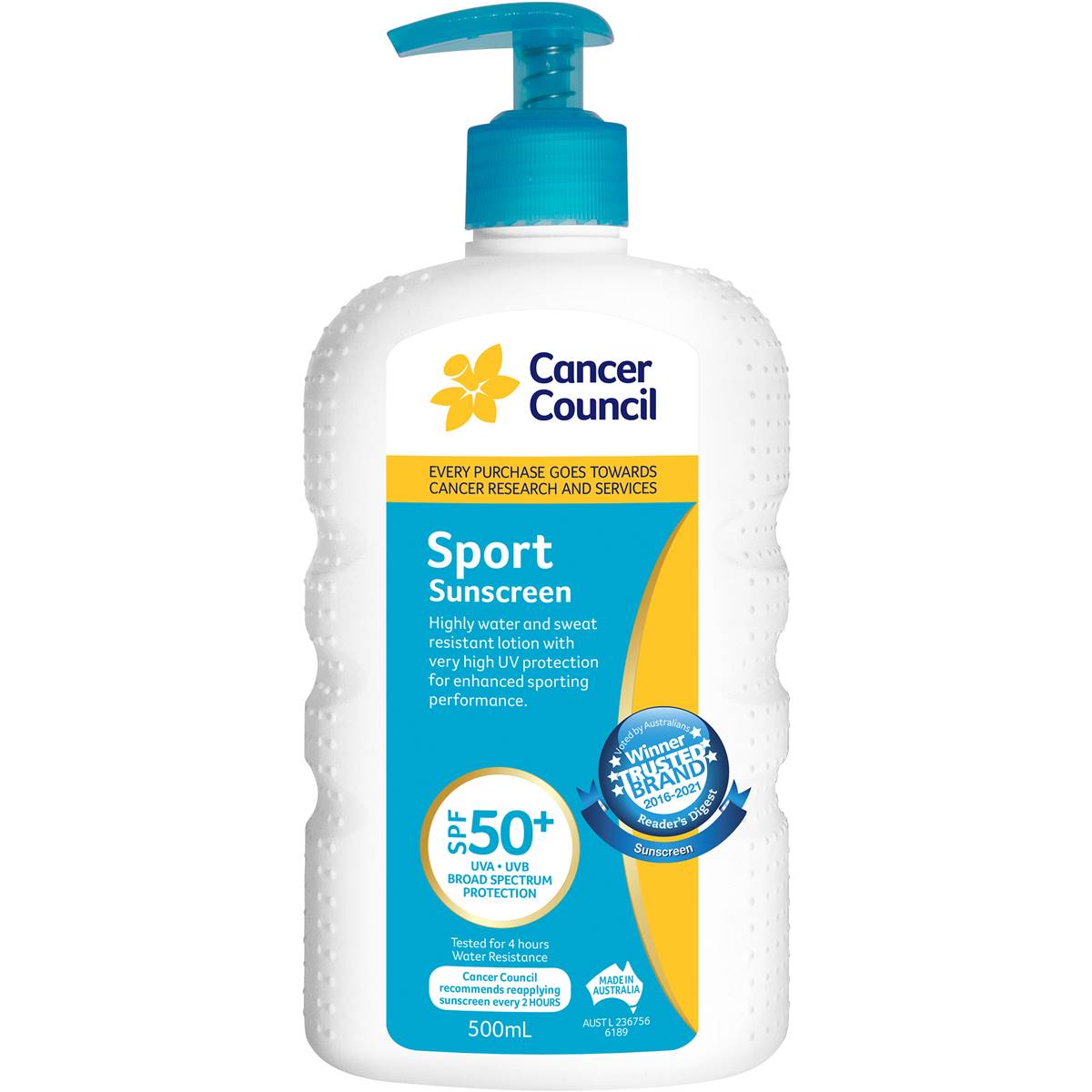 Cancer Council Spf 50+ Sunscreen Sport