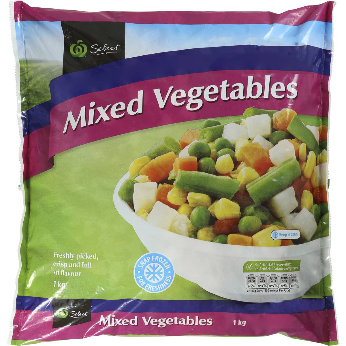 Woolworths Select Mixed Vegetables 