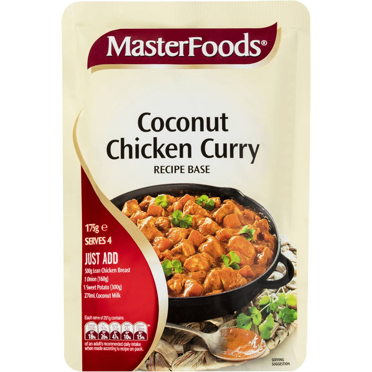 Masterfoods Recipe Base Coconut Chicken Curry