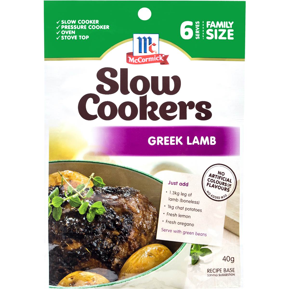 Mccormick Slow Cookers Greek Lamb
