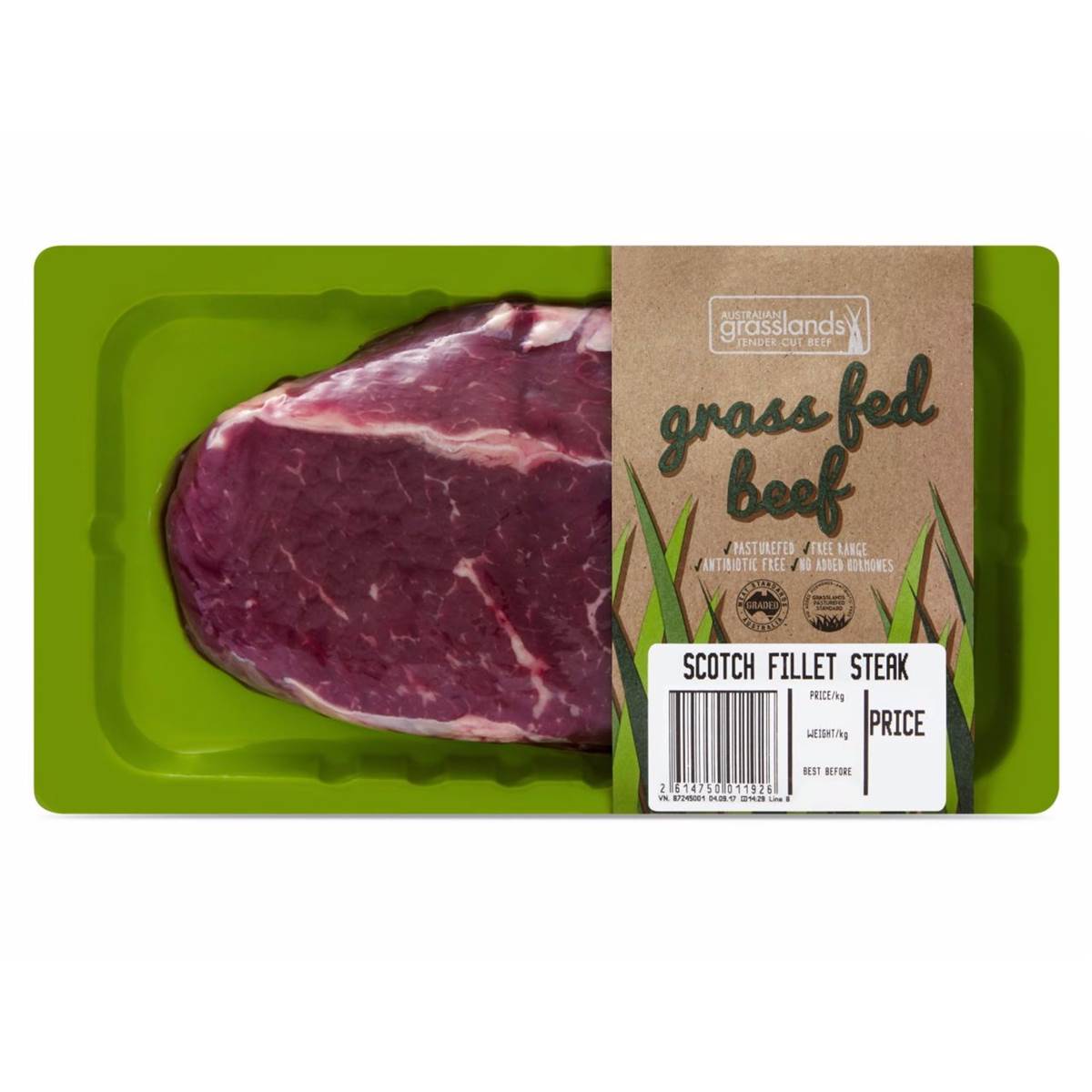 Macro Grass Fed Beef Scotch Fillet Steak