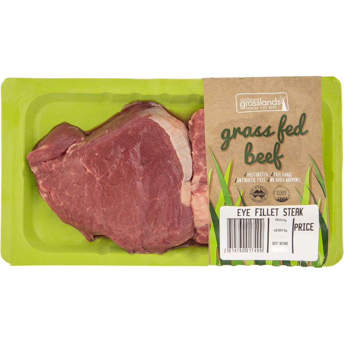 Macro Grass Fed Beef Eye Fillet Steak
