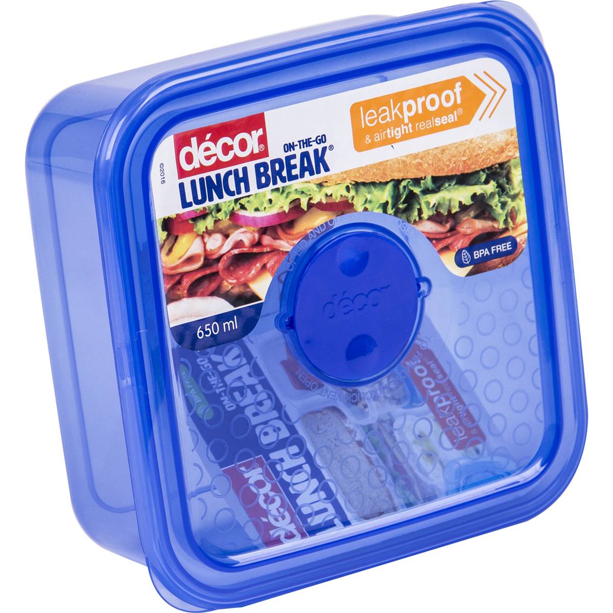 Decor Lunch Break Sandwich Box 