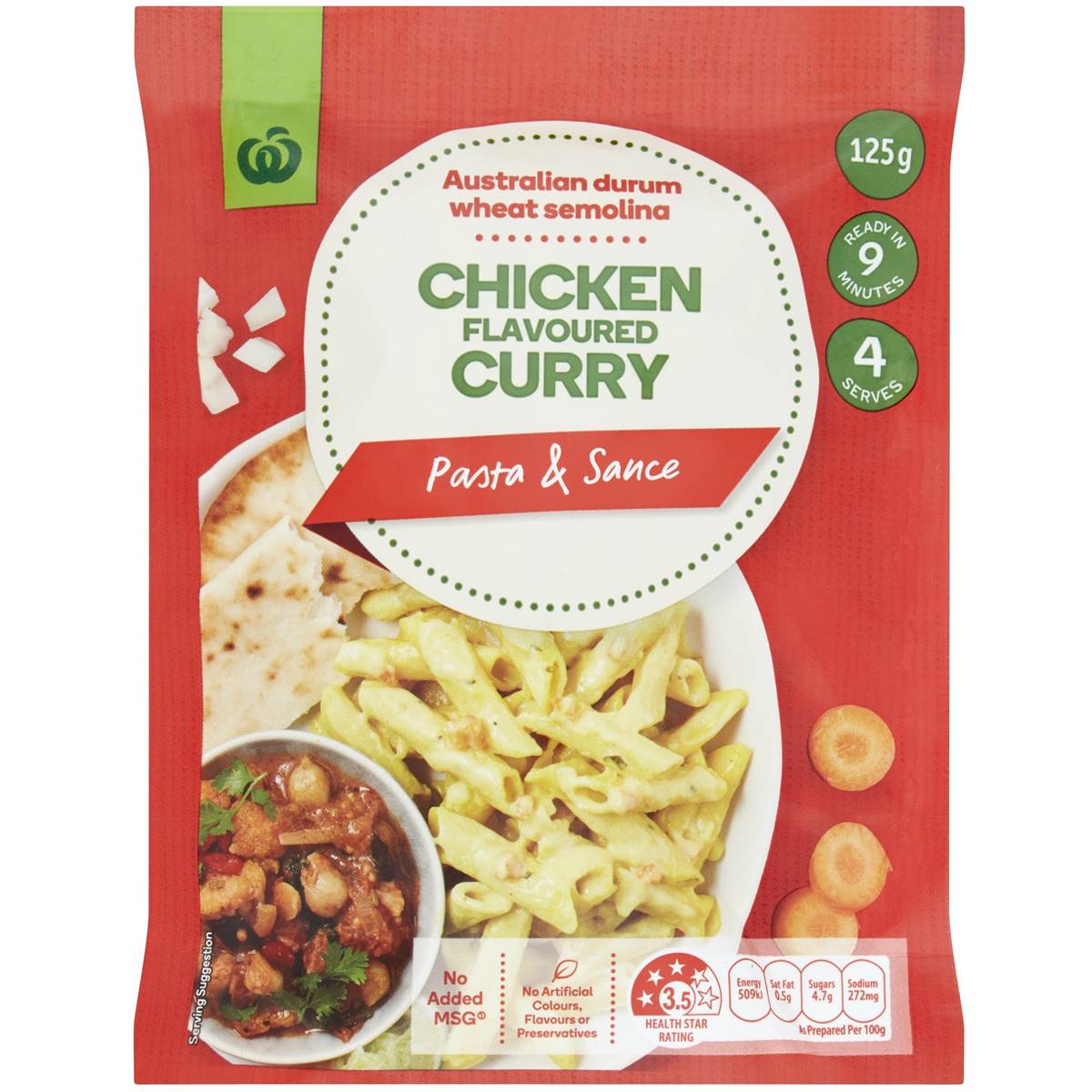 Woolworths Select Chicken Curry Pasta