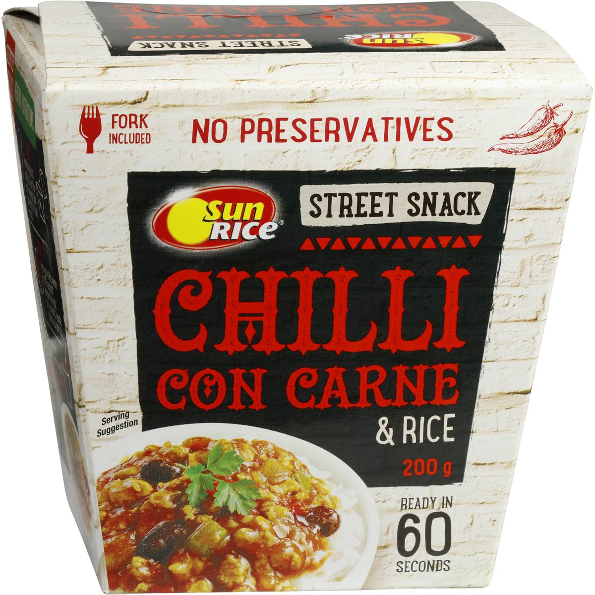 Sunrice Street Snack Chilli Con Carne