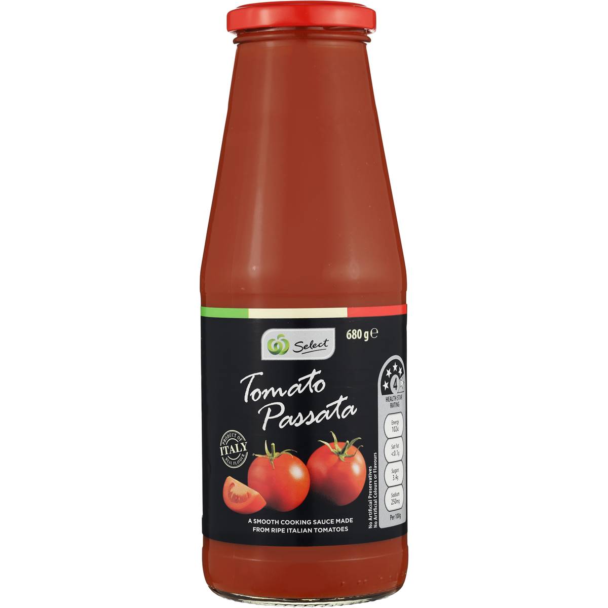 Woolworths Select Tomato Passata 